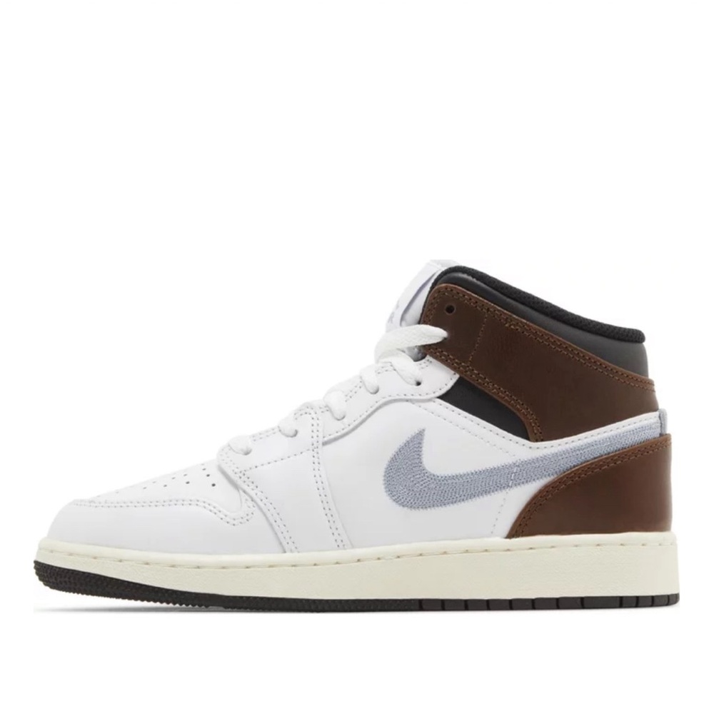 2024 Air Jordan 1 Mid SE GS 'White Blue Grey’. NWOT